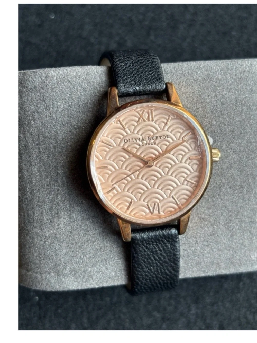 NWOT** Anthropologie Olivia Burton Scalloped Watch  **Needs Battery